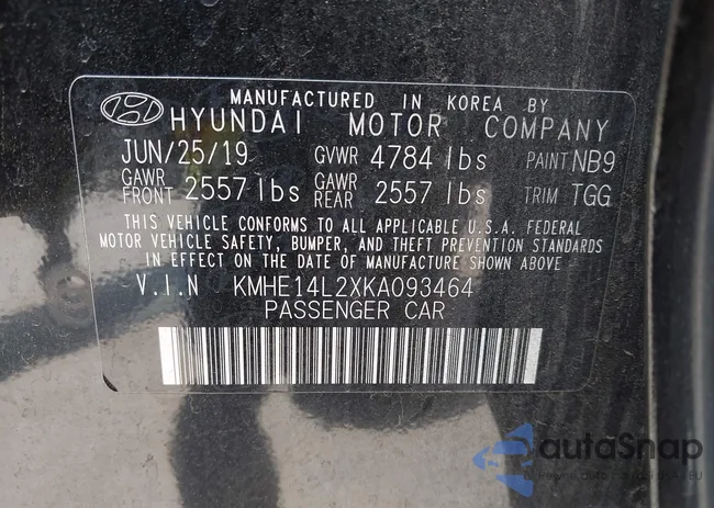 KMHE14L2XKA093464: 42726374