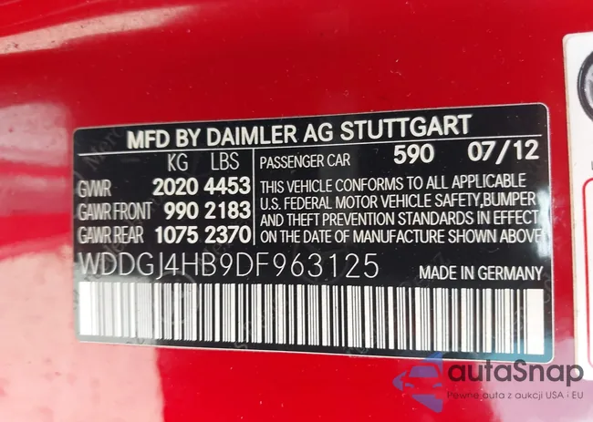 WDDGJ4HB9DF963125: 42725863