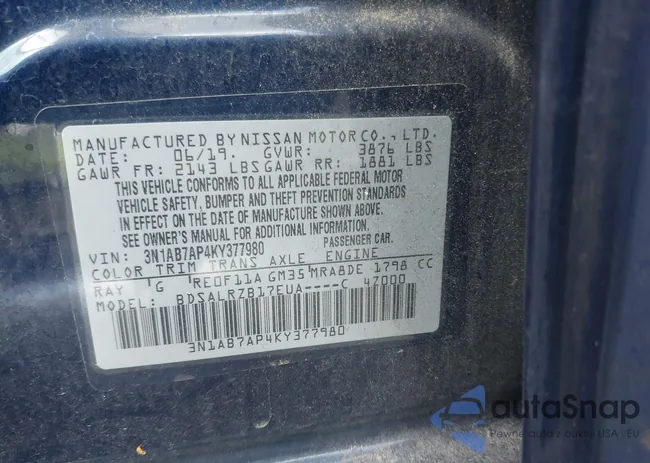 3N1AB7AP4KY377980: 42725867