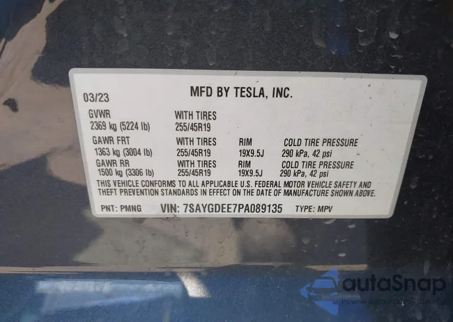 7SAYGDEE7PA089135: 42726135