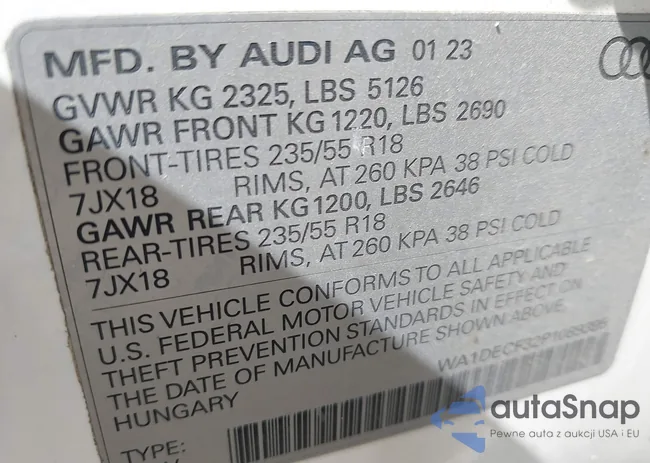 WA1DECF32P1089395: 42726165