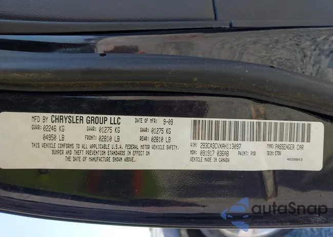 2B3CA3CVXAH113097: 42727169