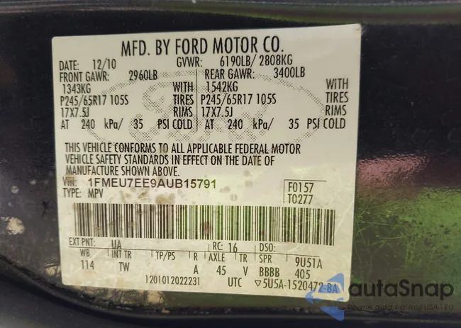 1FMEU7EE9AUB15791: 42727480