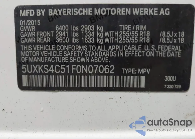 5UXKS4C51F0N07062: 42727639