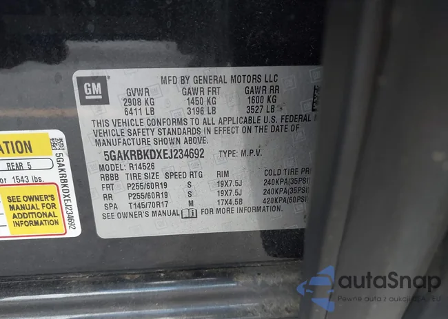 5GAKRBKDXEJ234692: 42727676