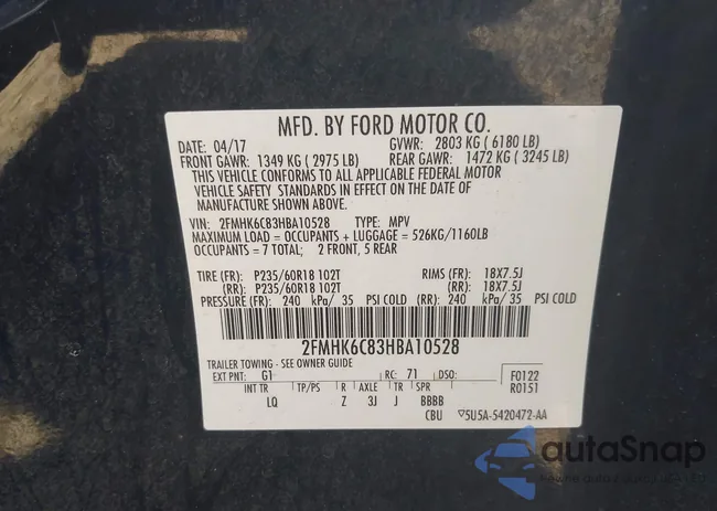 2FMHK6C83HBA10528: 42727080