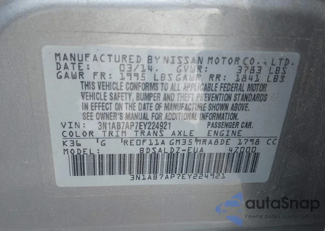 3N1AB7AP7EY224921: 42727113