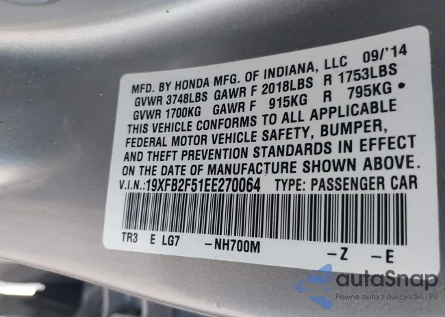 19XFB2F51EE270064: 42728298