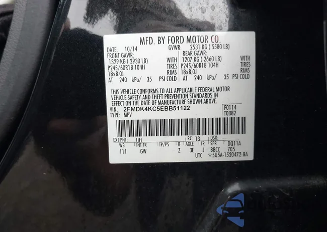 2FMDK4KC5EBB51122: 42728362