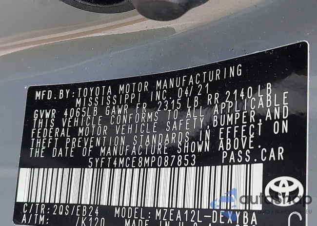 5YFT4MCE8MP087853: 42728490