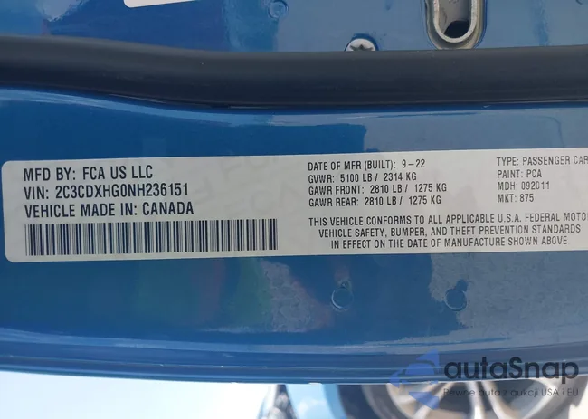 2C3CDXHG0NH236151: 42728496