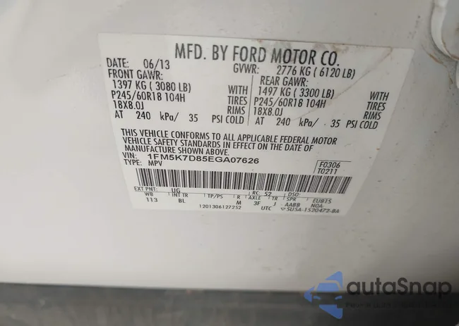 1FM5K7D85EGA07626: 42728500