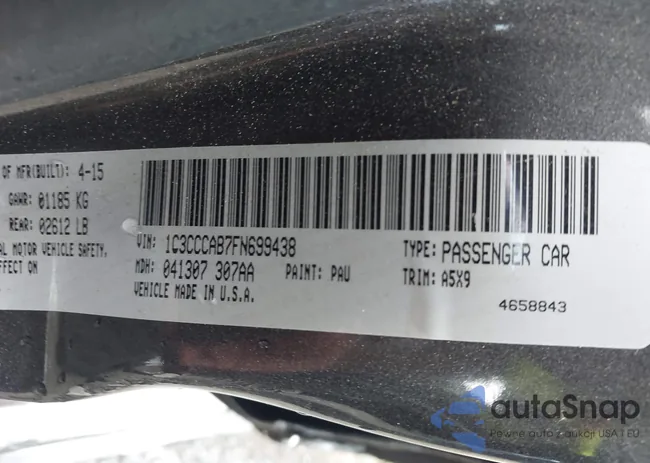 1C3CCCAB7FN699438: 42728605