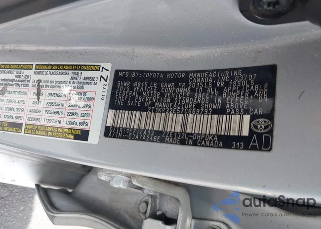 2T1KR32E57C669793: 42728671