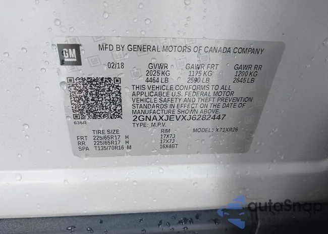 2GNAXJEVXJ6282447: 42728697