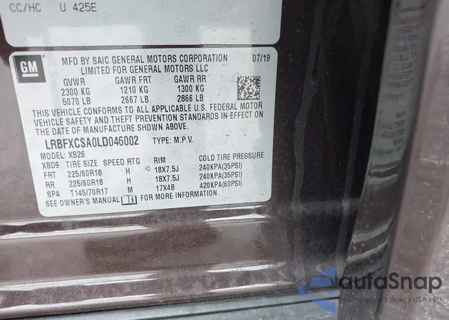 LRBFXCSA0LD046002: 42727760