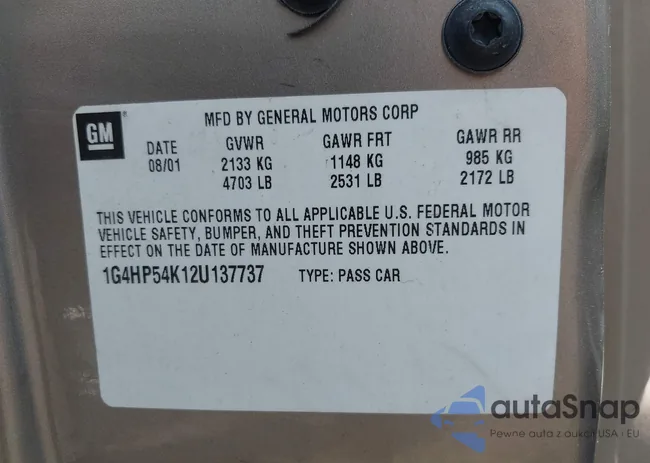 1G4HP54K12U137737: 42728034