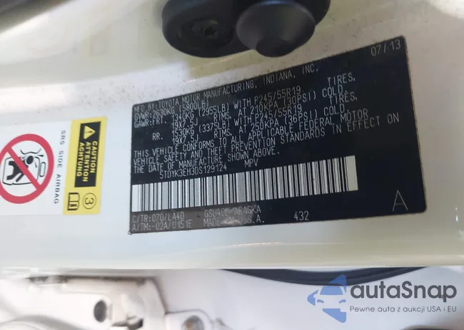 5TDYK3EH3DS129124: 42728055