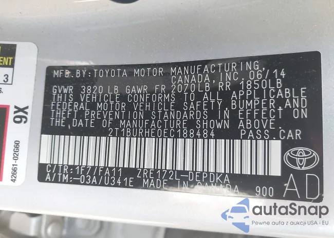 2T1BURHE0EC188484: 42728808