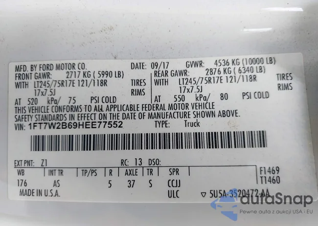 1FT7W2B69HEE77552: 42728864