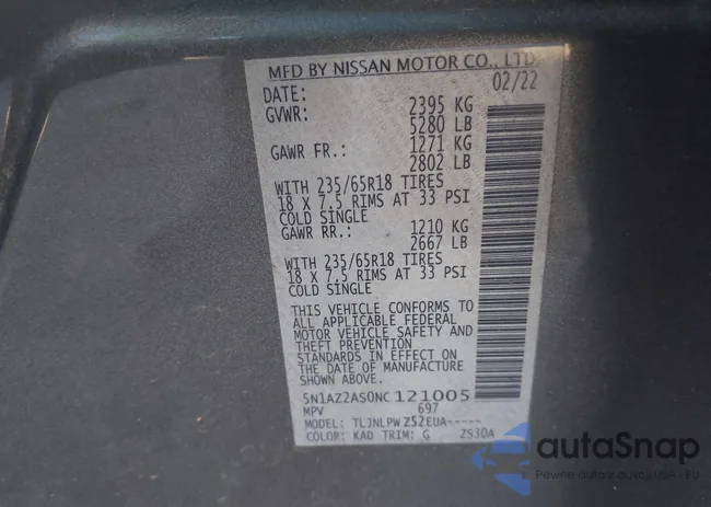 5N1AZ2AS0NC121005: 42728914