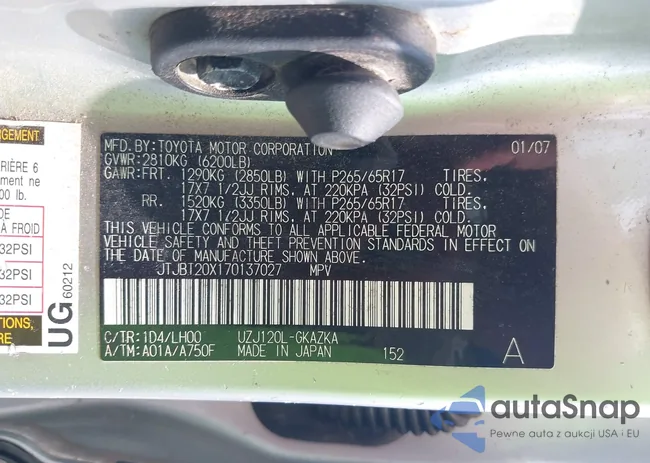 JTJBT20X170137027: 42728949