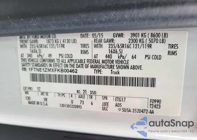 1FTNE1ZMXFKB00462: 42730184