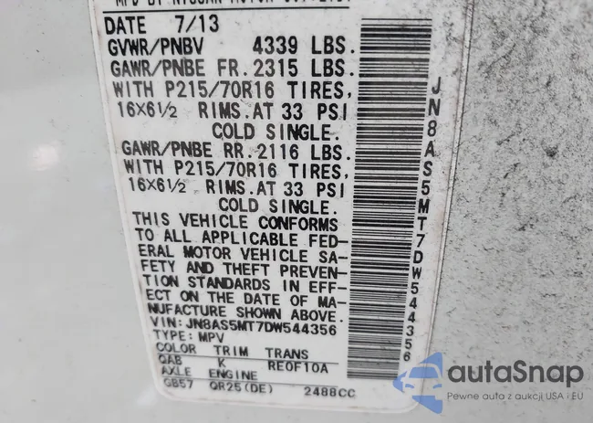 JN8AS5MT7DW544356: 42730271