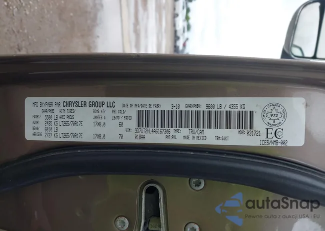 3D7UT2HL4AG167306: 42730299