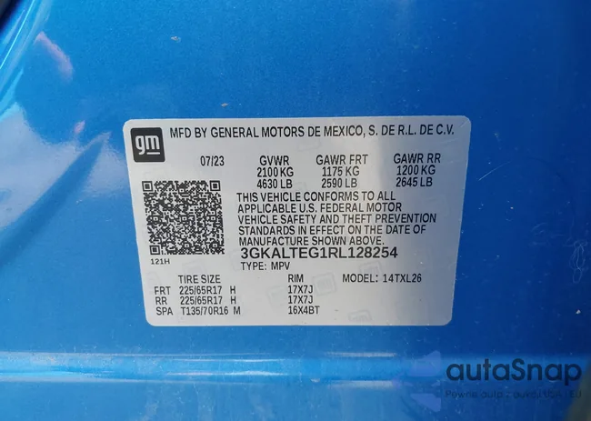 3GKALTEG1RL128254: 42730528