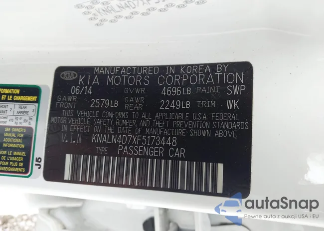 KNALN4D7XF5173448: 42729989