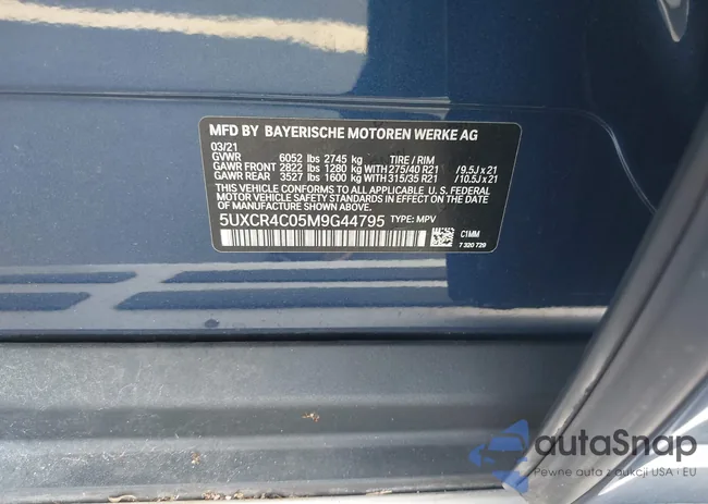 5UXCR4C05M9G44795: 42731416