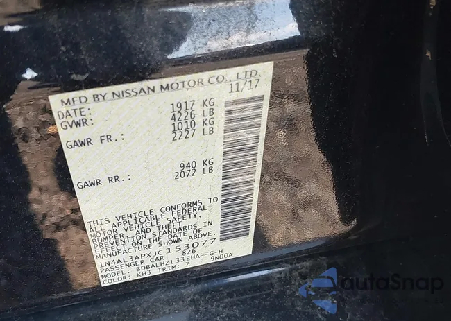 1N4AL3APXJC153077: 42731452