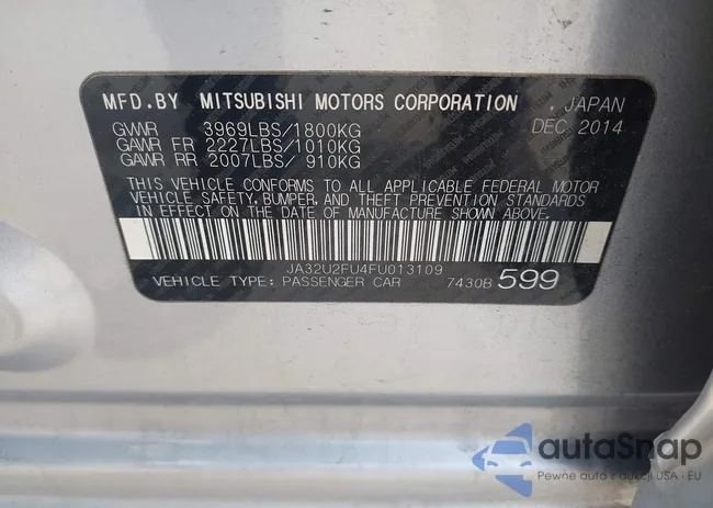 JA32U2FU4FU013109: 42731043