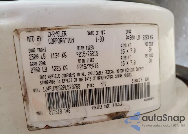 1J4FJ78S2PL578769: 42732237