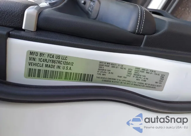 1C4RJYB67RC120412: 42732404