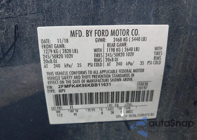 2FMPK4K96KBB11631: 42732436