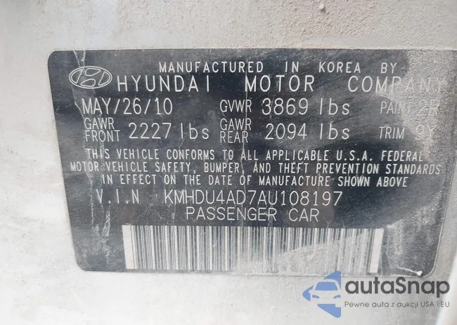 KMHDU4AD7AU108197: 42732467