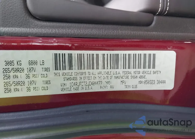 1C4RJFCT2JC404477: 42732515