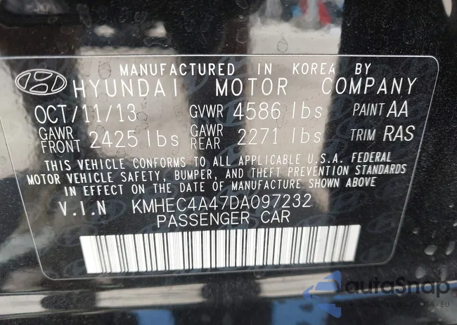 KMHEC4A47DA097232: 42731975