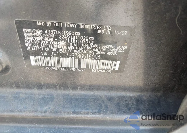 JF1GE75678G516094: 42733185