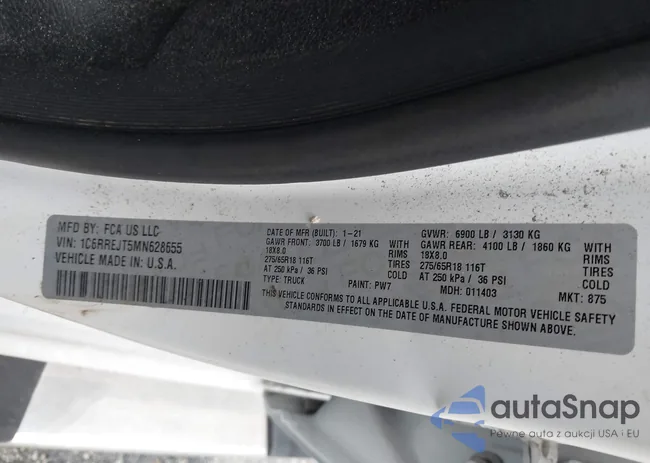 1C6RREJT5MN628655: 42734346