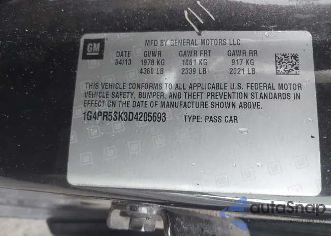 1G4PR5SK3D4205693: 42734366