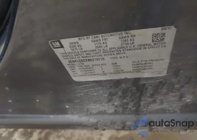 2CNFLCECXB6219110: 42734396