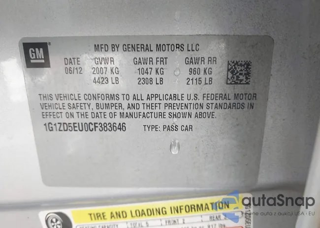 1G1ZD5EU0CF383646: 42734506