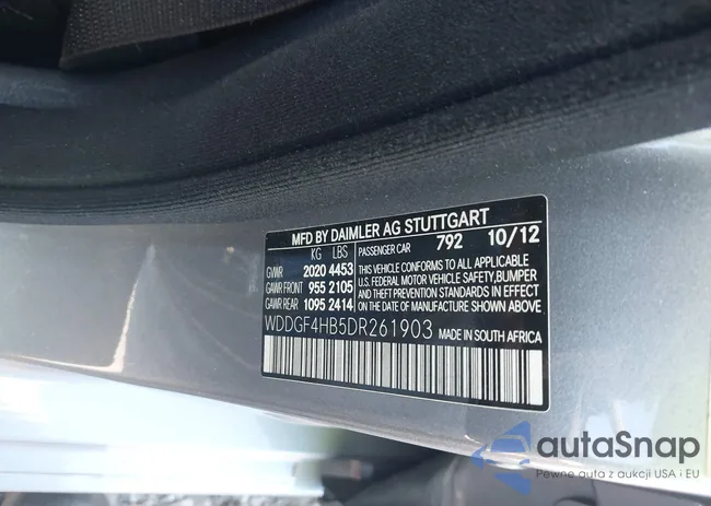 WDDGF4HB5DR261903: 42734617