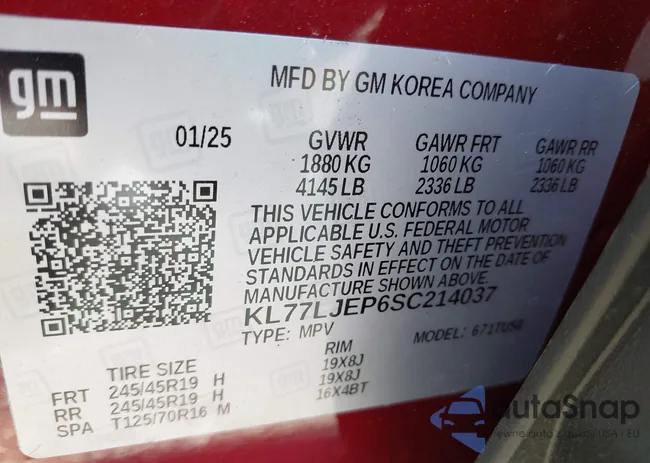 KL77LJEP6SC214037: 42733976