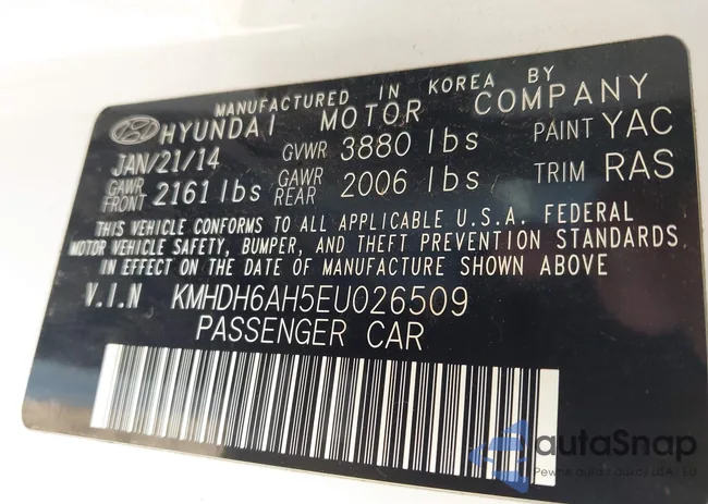 KMHDH6AH5EU026509: 42734052