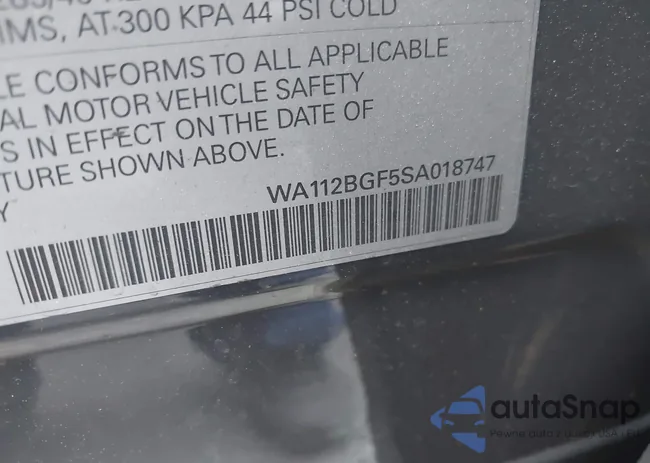WA112BGF5SA018747: 42735386