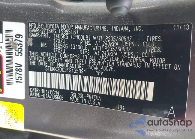 5TDKK3DC3ES435091: 42735534